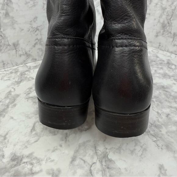 FRYE  Cara Roper Black Leather Ankle Boots - Women’s Sz 7.5 - Picture 8 of 16